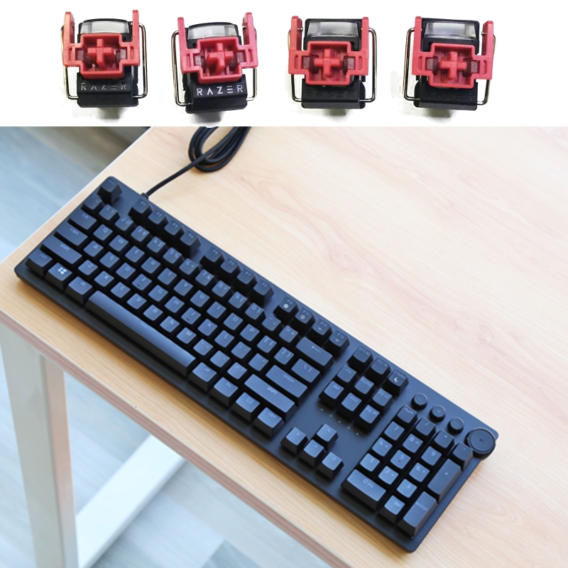 Gaming Accessories Aesthetic - 4 szt. V2 Slient Liner czerwone