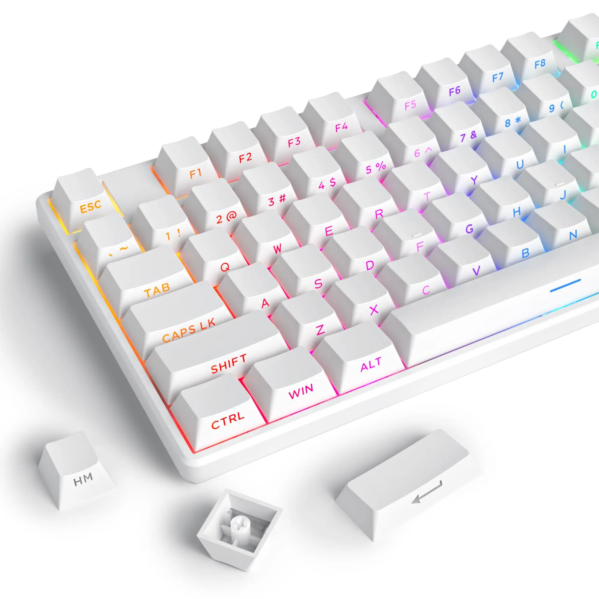 134 Klawisze Double Shot PBT K – Gaming Accessories Aesthetic recenzja i cena