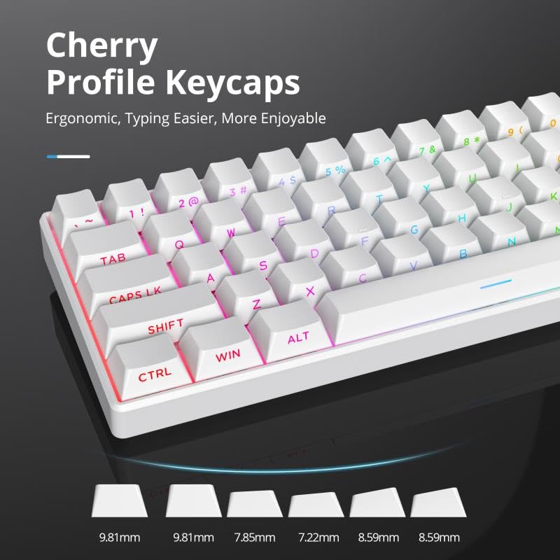 134 Klawisze Double Shot PBT K – Gaming Accessories Aesthetic recenzja i cena