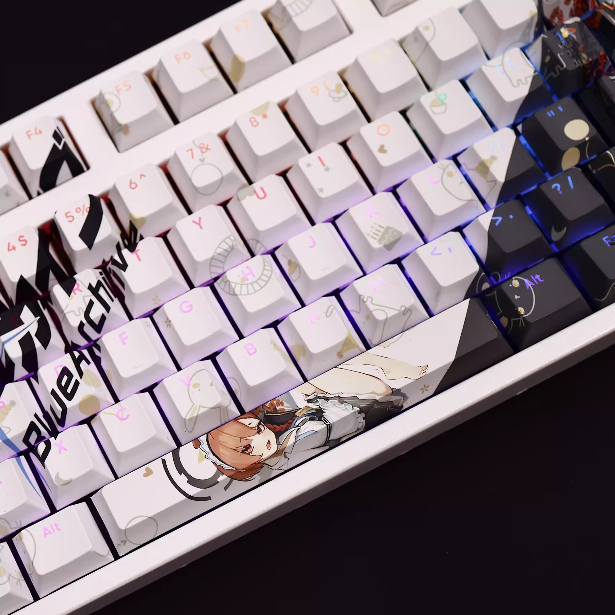 108 klawiszy/zestaw Blue Archi – Gaming Accessories Aesthetic recenzja i cena