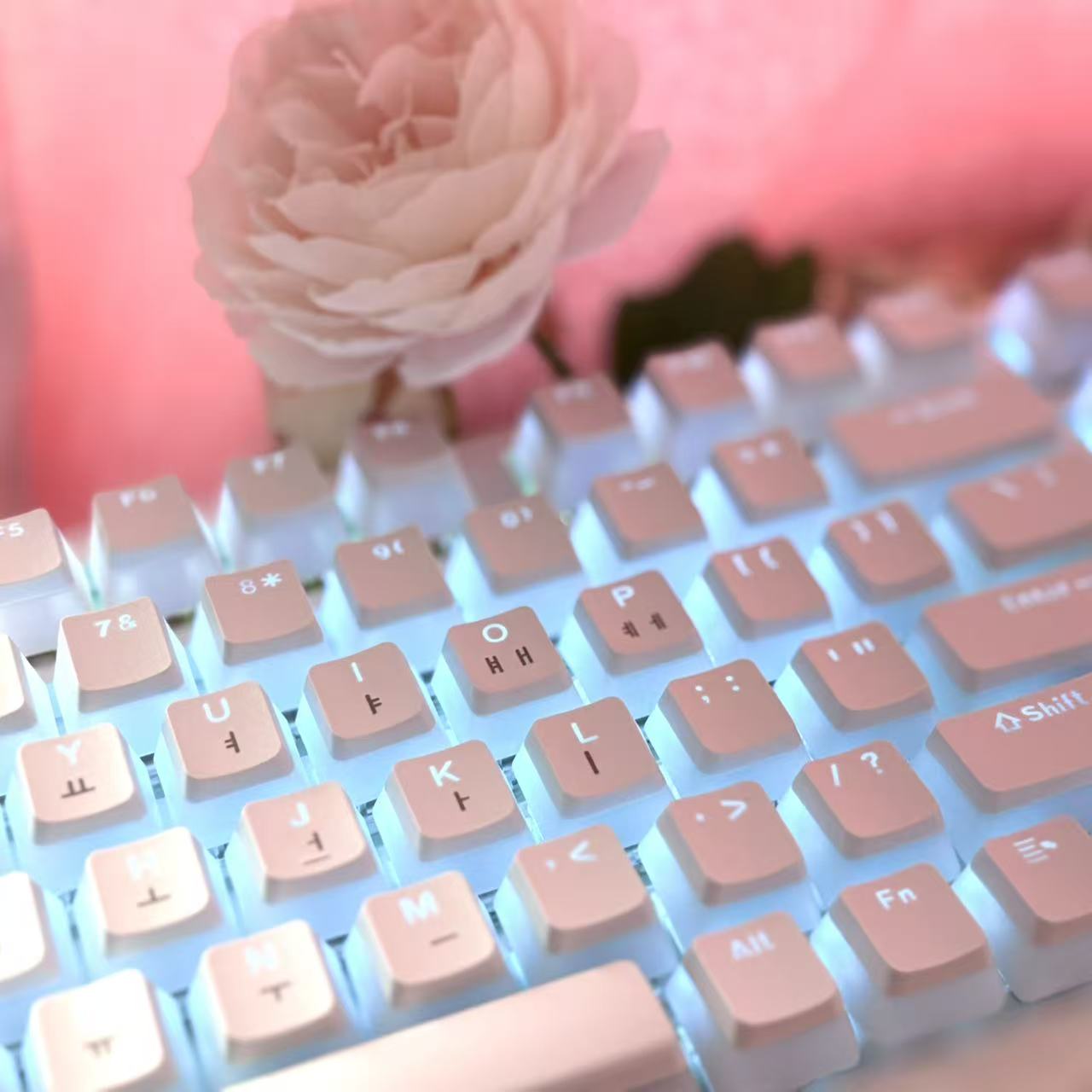 Hangul Keycap koreański układ  – Gaming Accessories Aesthetic recenzja i cena