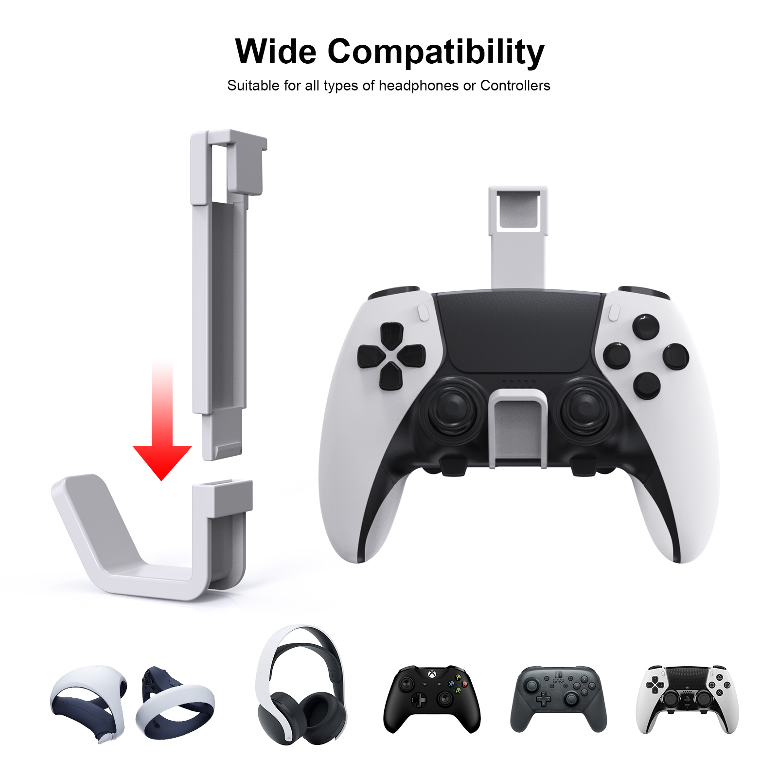 Uchwyt ścienny na kontroler i  – Gaming Accessories Holder recenzja i cena