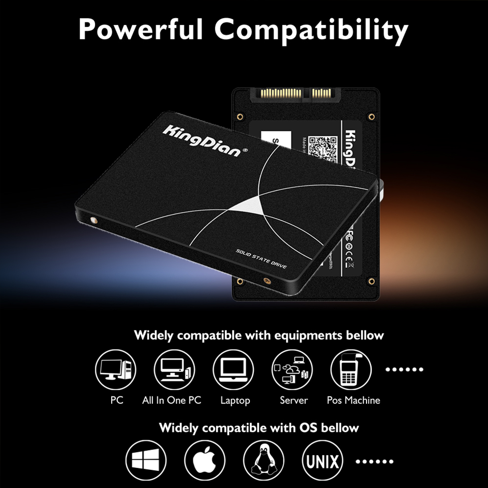 KingDian SSD 60GB 120GB 128GB  – Samsung Ssd Evo 870 recenzja i cena